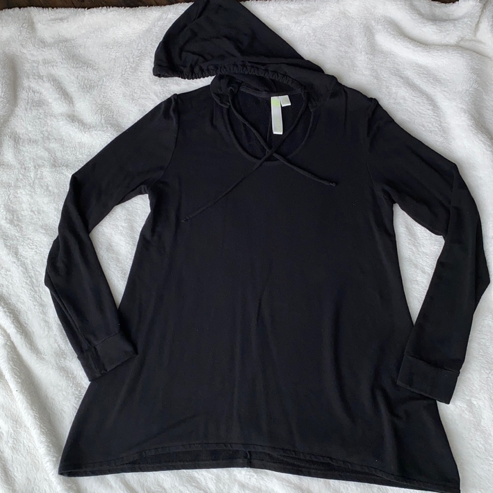 Green Tea black hoodie